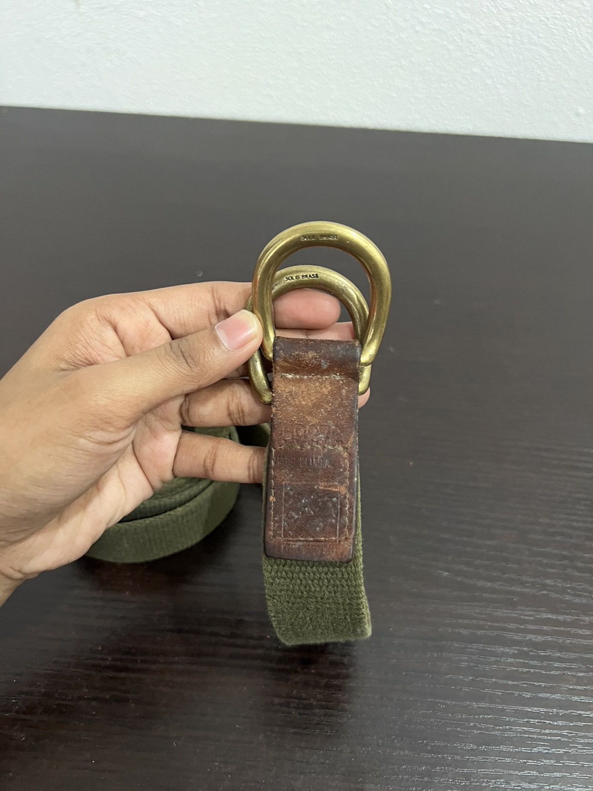 Other Made In Usa Military Style Canvas Belt Size ONE SIZE - 4 Thumbnail