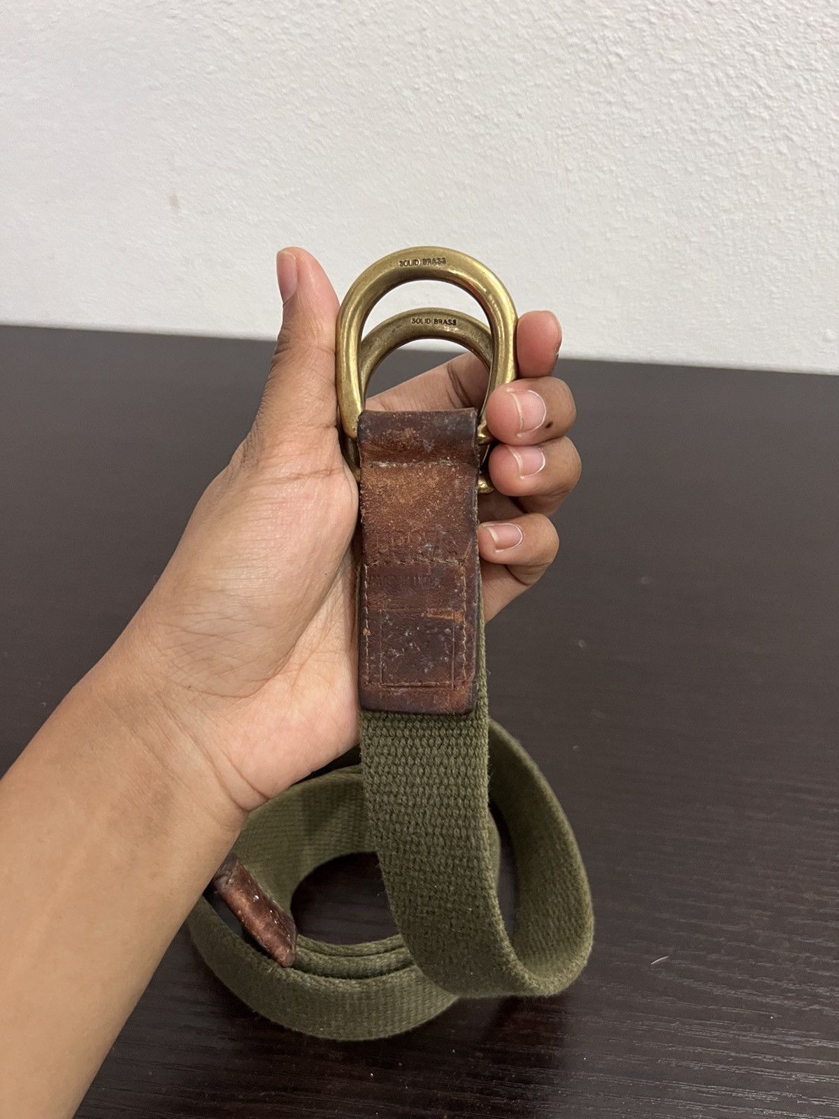 Other Made In Usa Military Style Canvas Belt Size ONE SIZE - 7 Thumbnail