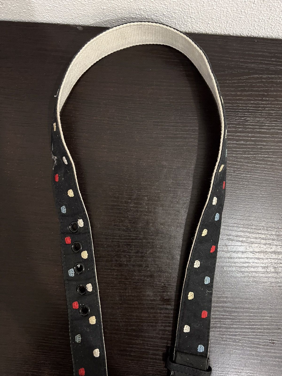 Vintage Crown Design Fullprint Canvas Belt Size ONE SIZE - 5 Thumbnail