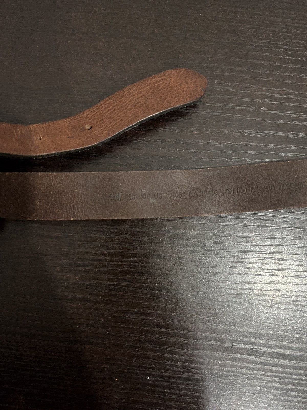H&M H&M Leather Belt Size ONE SIZE - 16 Thumbnail