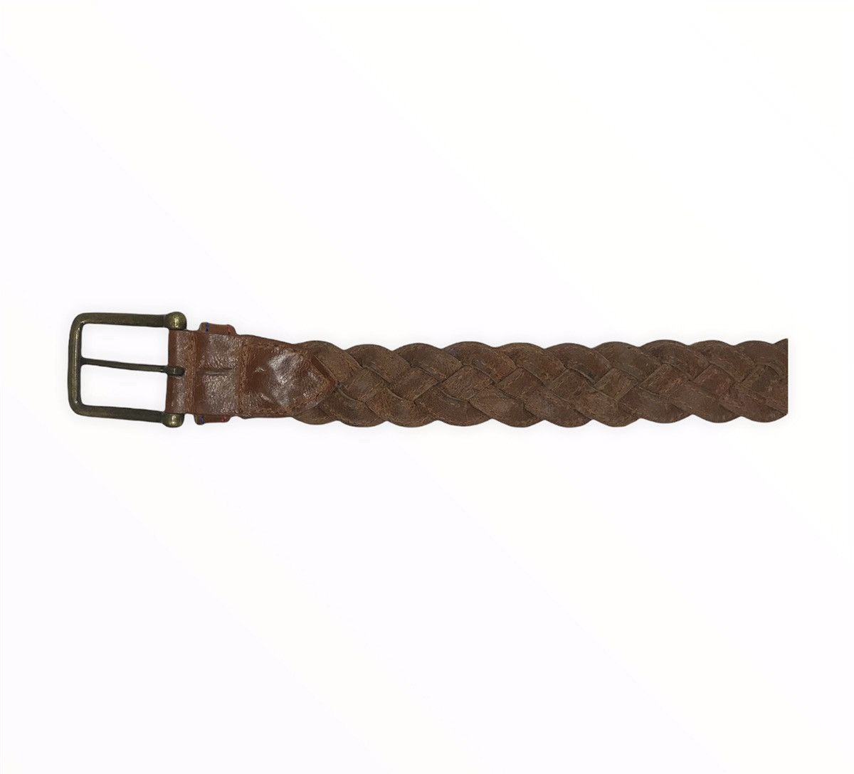 Japanese Brand Japanese Brand Solid Grass Leather Buckle Belt Size ONE SIZE - 15 Thumbnail