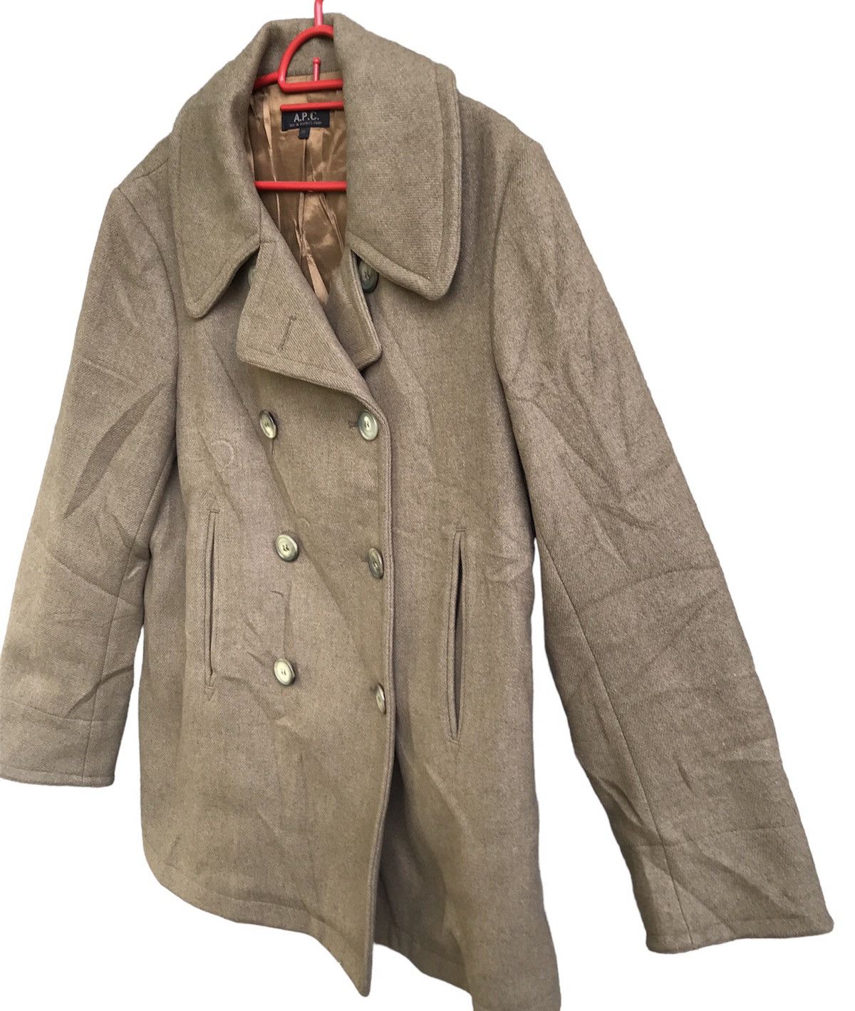 A.P.C. × Vintage VTG APC WOOL JACKET Size M / US 6-8 / IT 42-44 - 3 Thumbnail