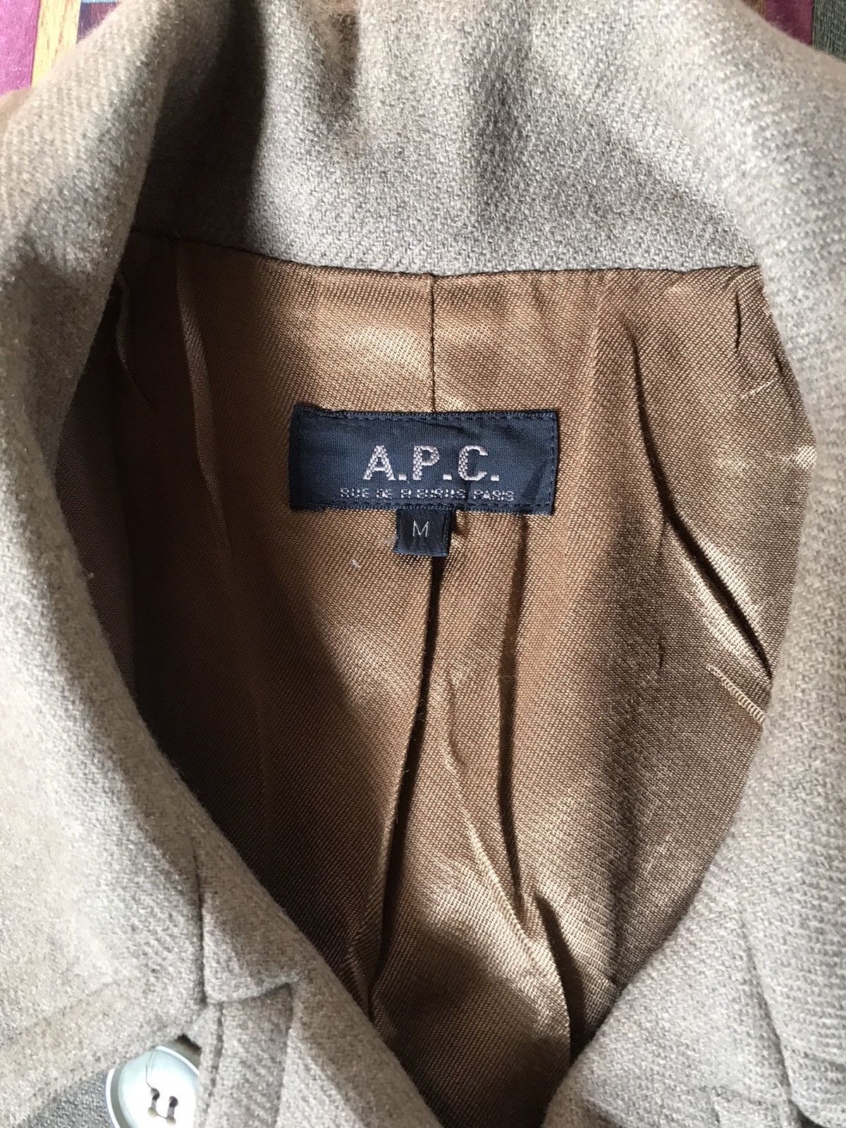 A.P.C. × Vintage VTG APC WOOL JACKET Size M / US 6-8 / IT 42-44 - 11 Thumbnail