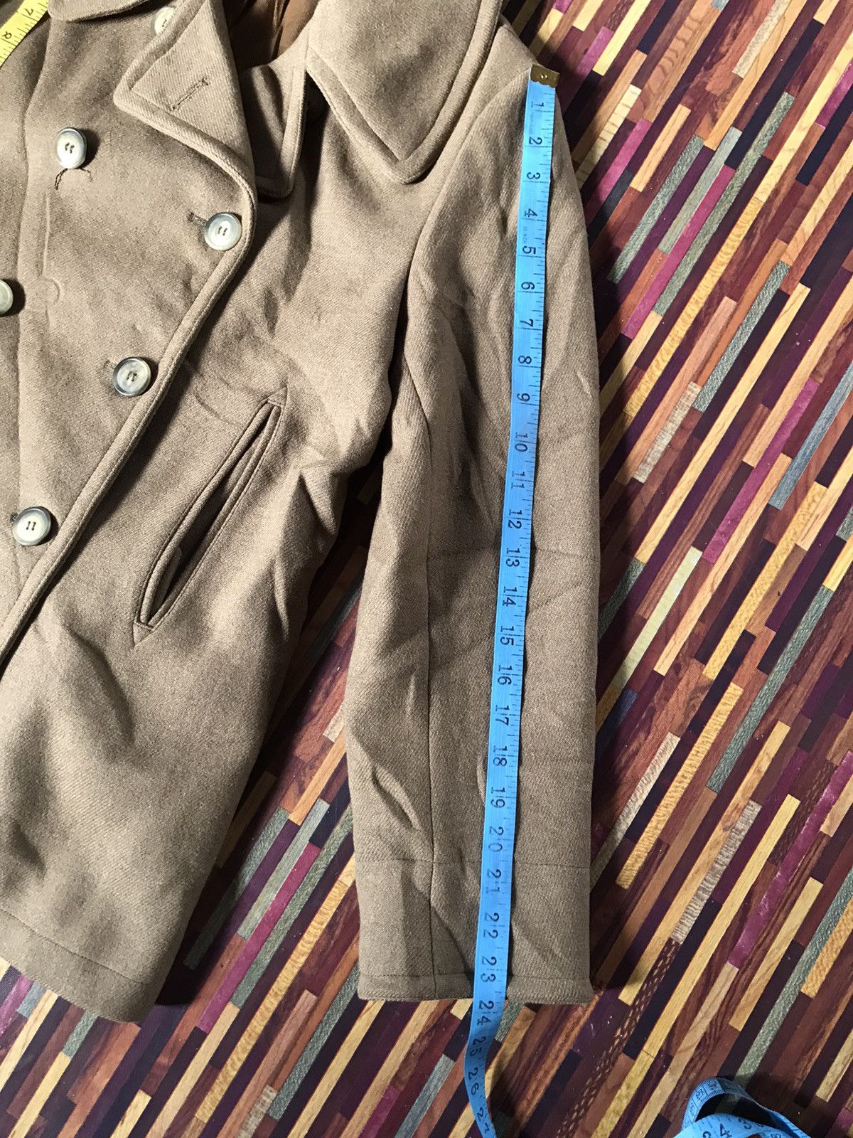 A.P.C. × Vintage VTG APC WOOL JACKET Size M / US 6-8 / IT 42-44 - 9 Thumbnail