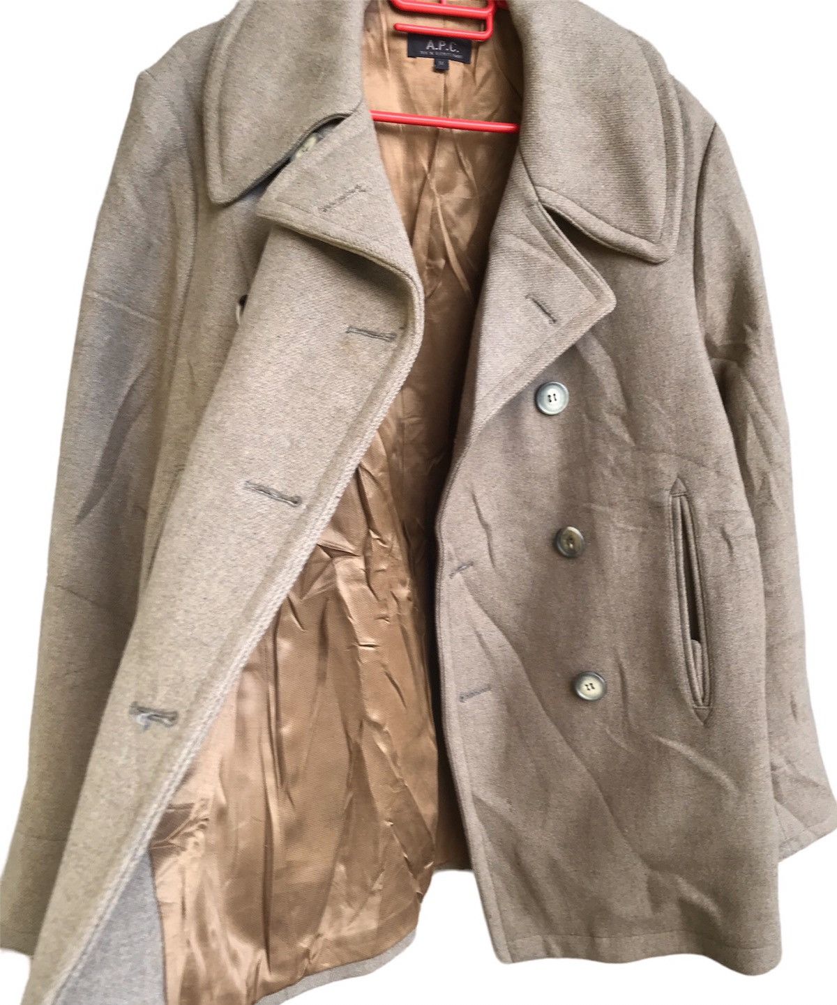 A.P.C. × Vintage VTG APC WOOL JACKET Size M / US 6-8 / IT 42-44 - 4 Thumbnail