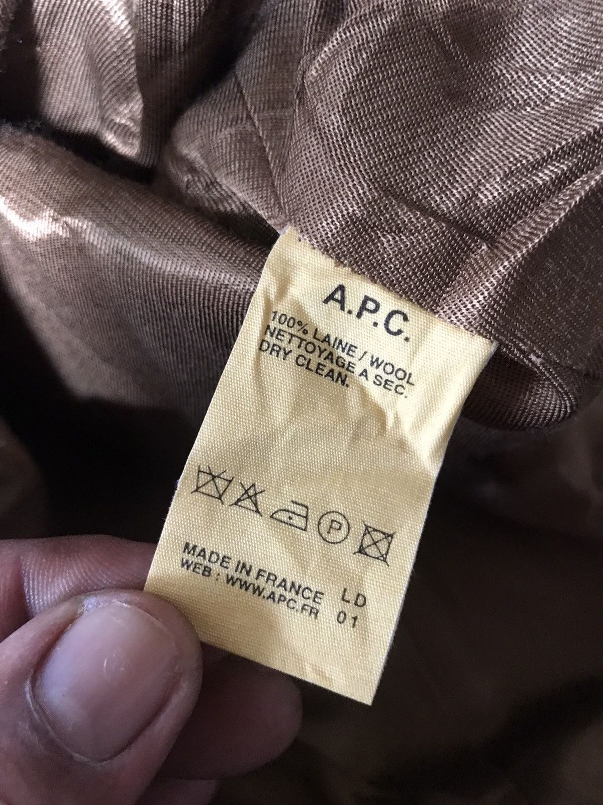 A.P.C. × Vintage VTG APC WOOL JACKET Size M / US 6-8 / IT 42-44 - 12 Thumbnail