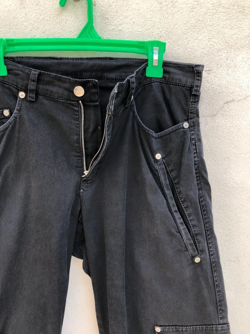 Neil Barrett Neli Barrett X Puma Rips Distressed Wide Leg Cargo Size US 32 / EU 48 - 4 Thumbnail