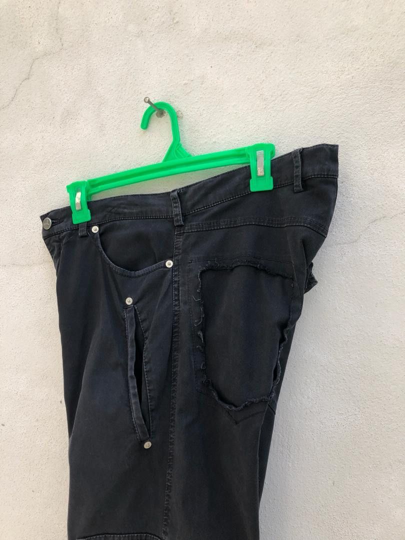 Neil Barrett Neli Barrett X Puma Rips Distressed Wide Leg Cargo Size US 32 / EU 48 - 12 Thumbnail