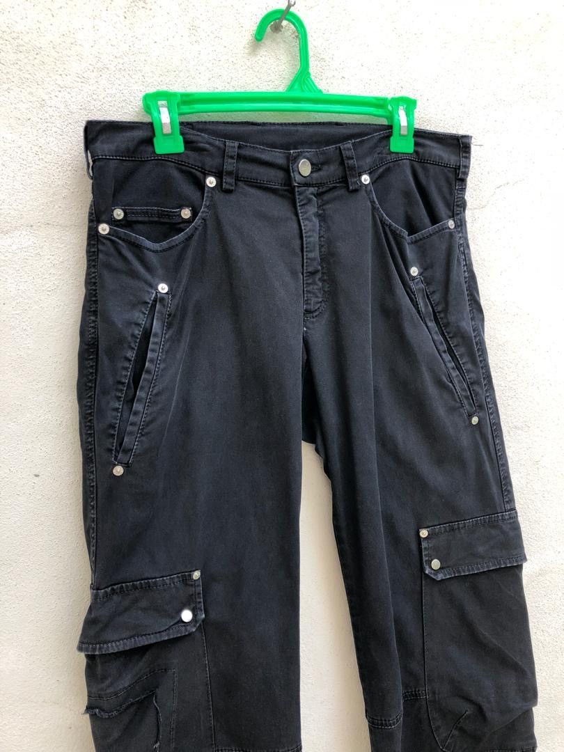 Neil Barrett Neli Barrett X Puma Rips Distressed Wide Leg Cargo Size US 32 / EU 48 - 2 Thumbnail