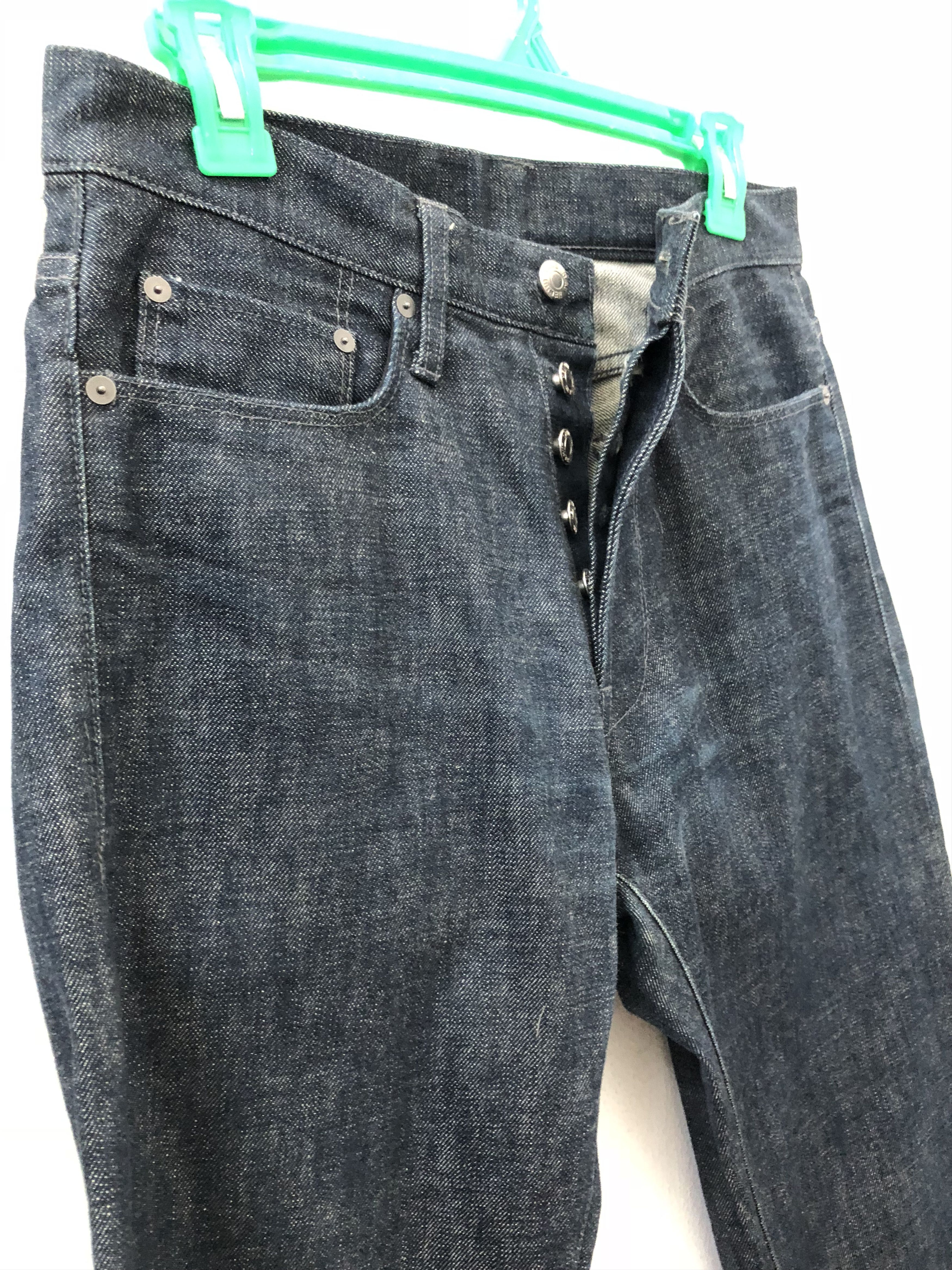 Helmut Lang 👉🔥 Made in Usa Helmut Lang New York Buttonfly Denim Jeans Size US 29 - 4 Thumbnail