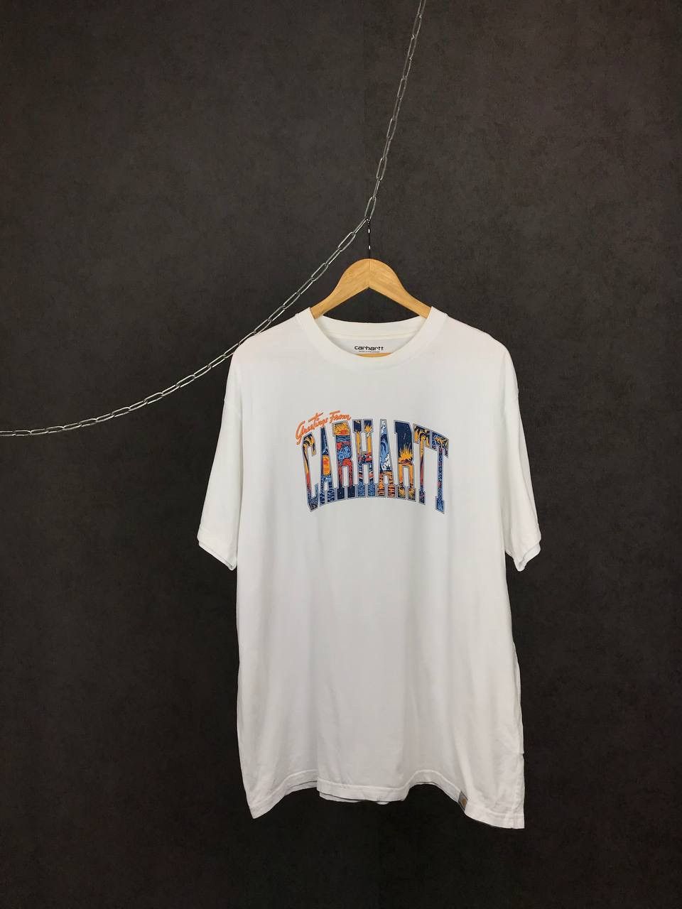 Carhartt × Carhartt Wip Carhartt WIP streetwear center logo tee Size US L / EU 52-54 / 3 - 1 Thumbnail