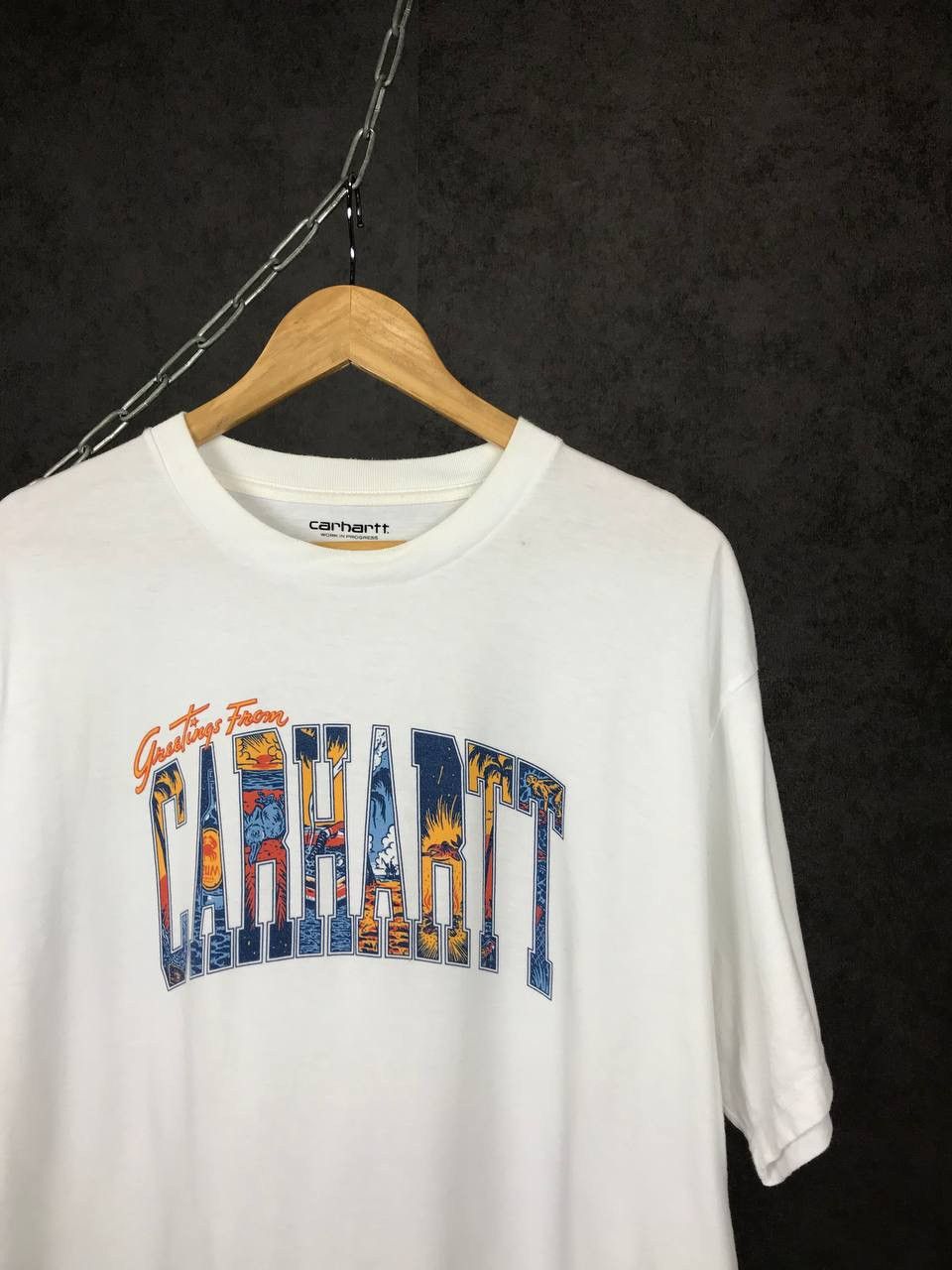 Carhartt × Carhartt Wip Carhartt WIP streetwear center logo tee Size US L / EU 52-54 / 3 - 2 Thumbnail