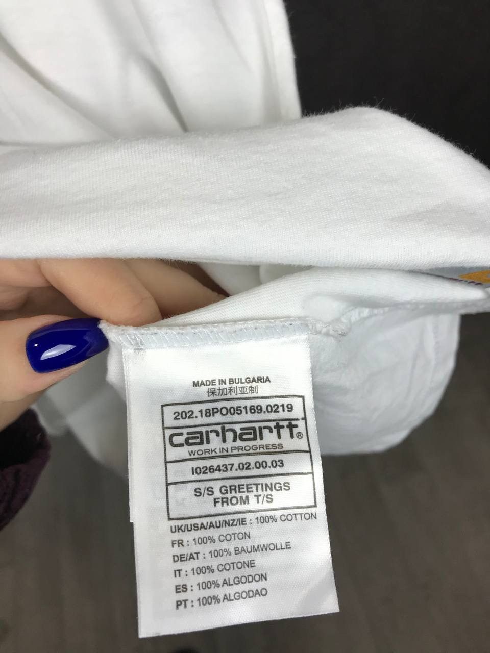 Carhartt × Carhartt Wip Carhartt WIP streetwear center logo tee Size US L / EU 52-54 / 3 - 5 Thumbnail