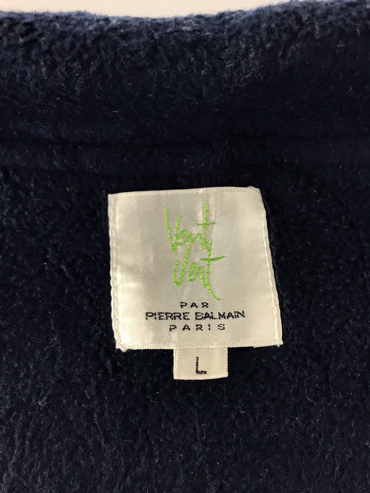 Designer × Pierre Balmain Vent Vent Pierre Balmain Paris Fleece Full Zip Jacket Size US L / EU 52-54 / 3 - 7 Thumbnail