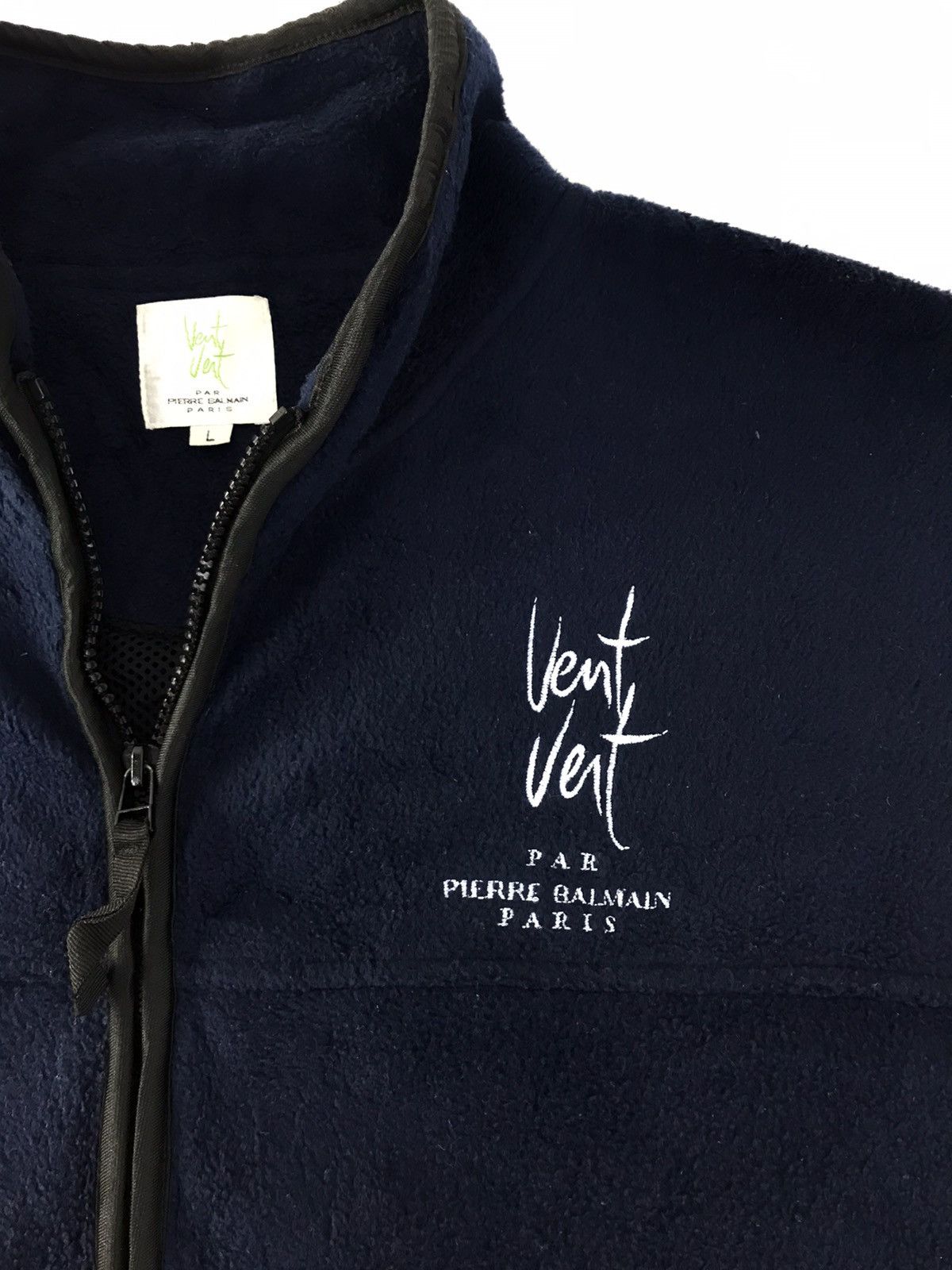 Designer × Pierre Balmain Vent Vent Pierre Balmain Paris Fleece Full Zip Jacket Size US L / EU 52-54 / 3 - 4 Thumbnail