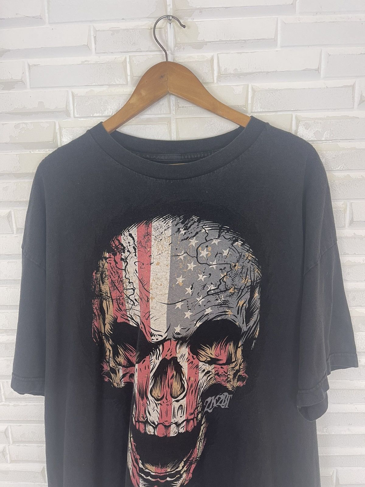 Japanese Brand 2K2BT SKULLS OVERSIZE SHIRT Size US XXL / EU 58 / 5 - 5 Thumbnail