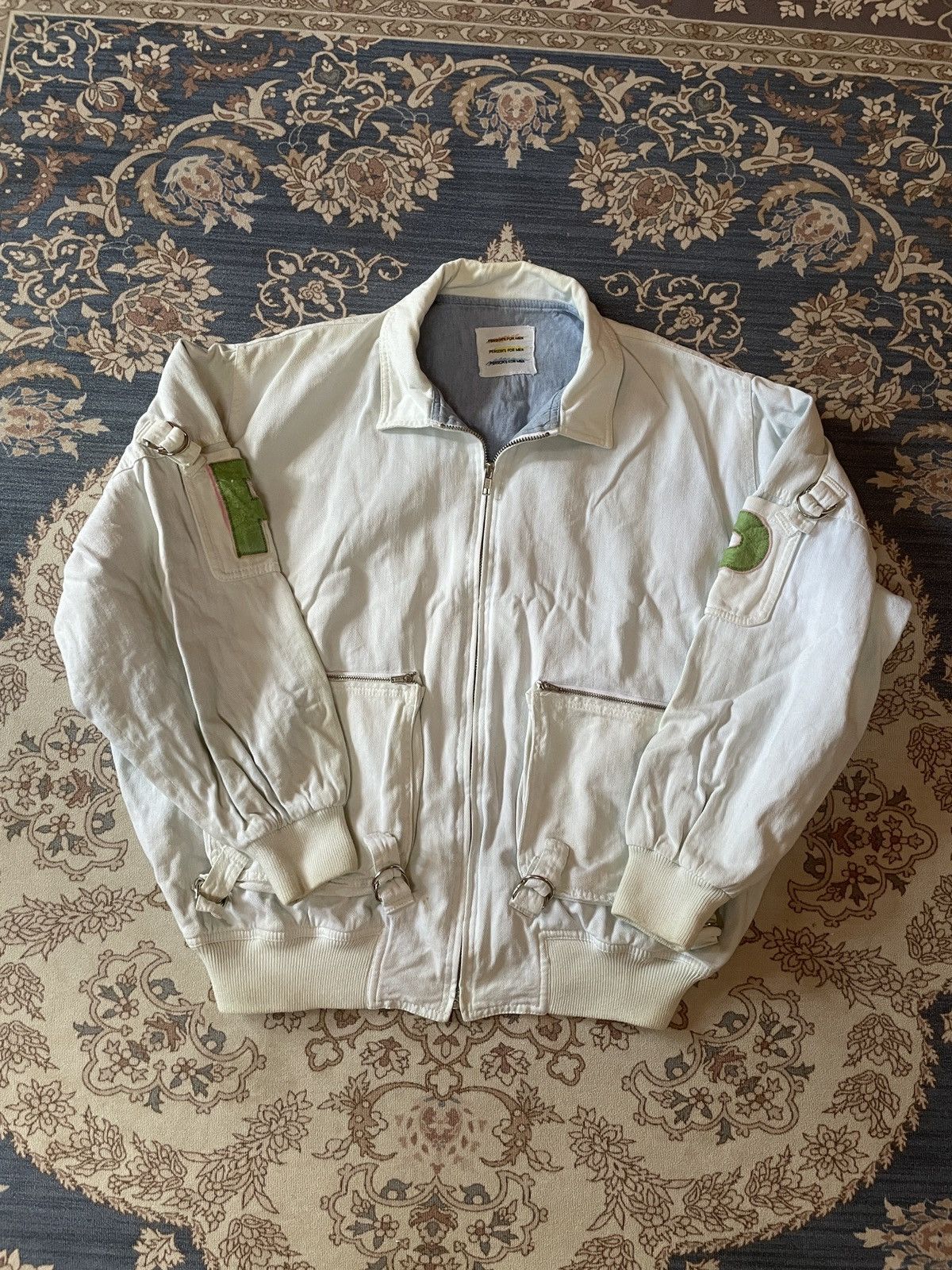 PERSON'S Vintage Person’s For Men Racing Team Skyline Jacket bondage Size US L / EU 52-54 / 3 - 4 Thumbnail