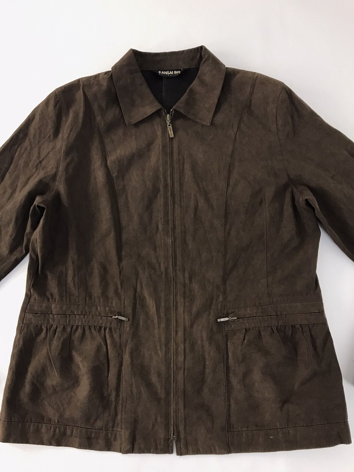 Kansai Yamamoto × Vintage Kansai Bis Collection Kansai Yamamoto Brown Jacket Size US L / EU 52-54 / 3 - 3 Thumbnail