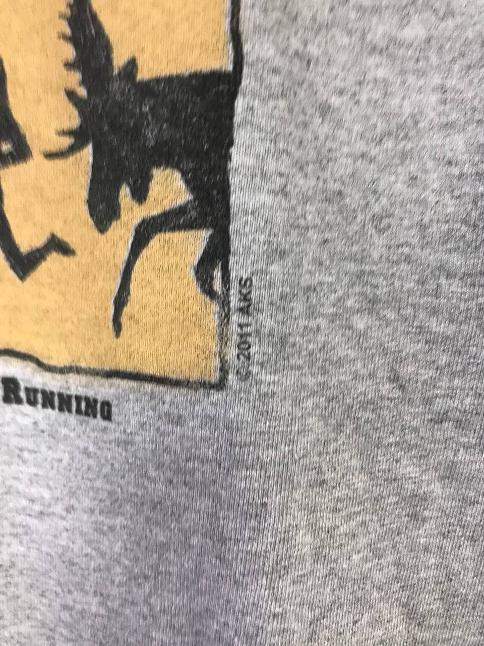 Vintage Alaska triatlon vintage humor streetwear tee Size US M / EU 48-50 / 2 - 4 Thumbnail