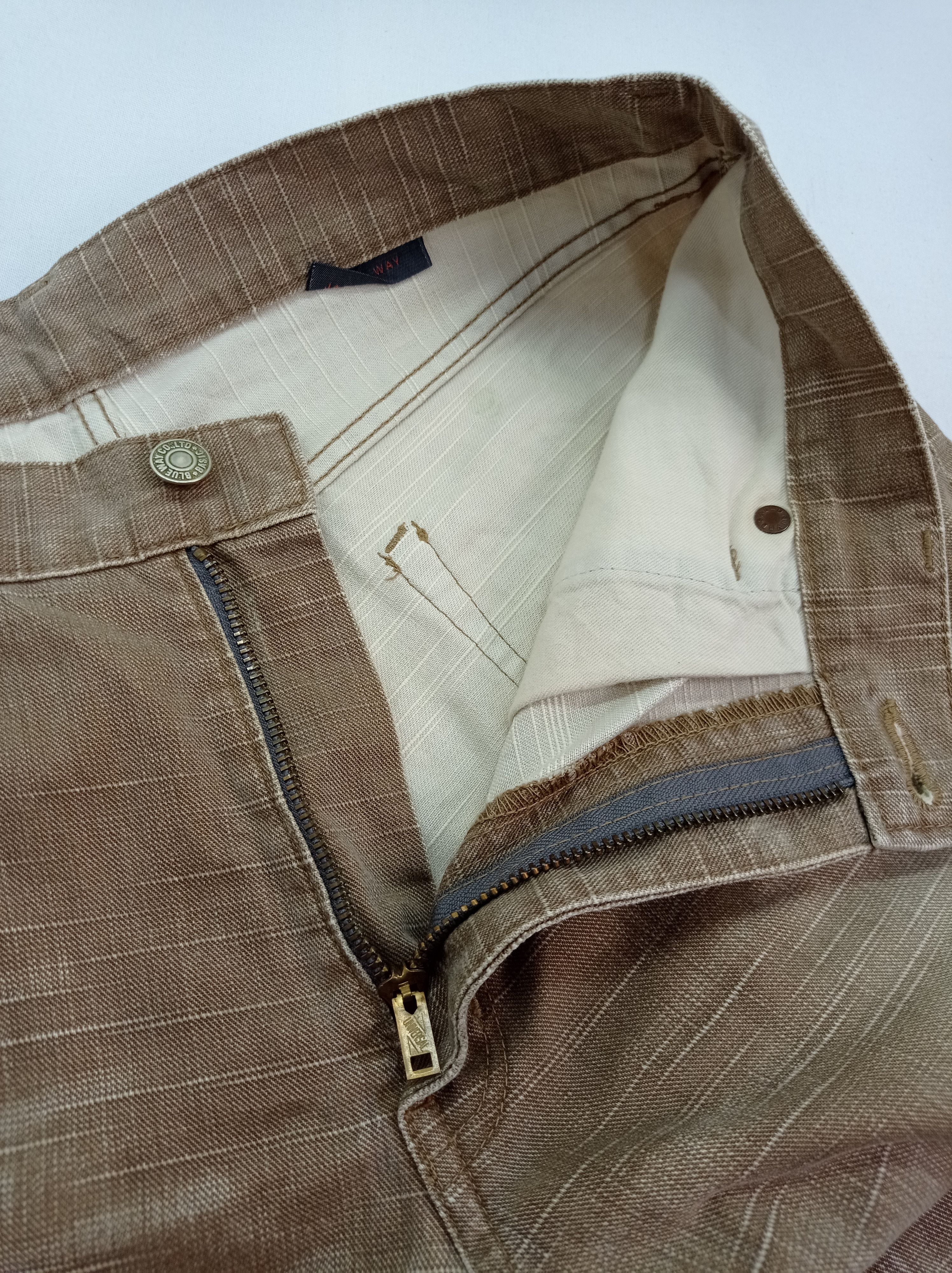 Japanese Brand Blue Way Japan Made Brown pants Size US 32 / EU 48 - 7 Thumbnail