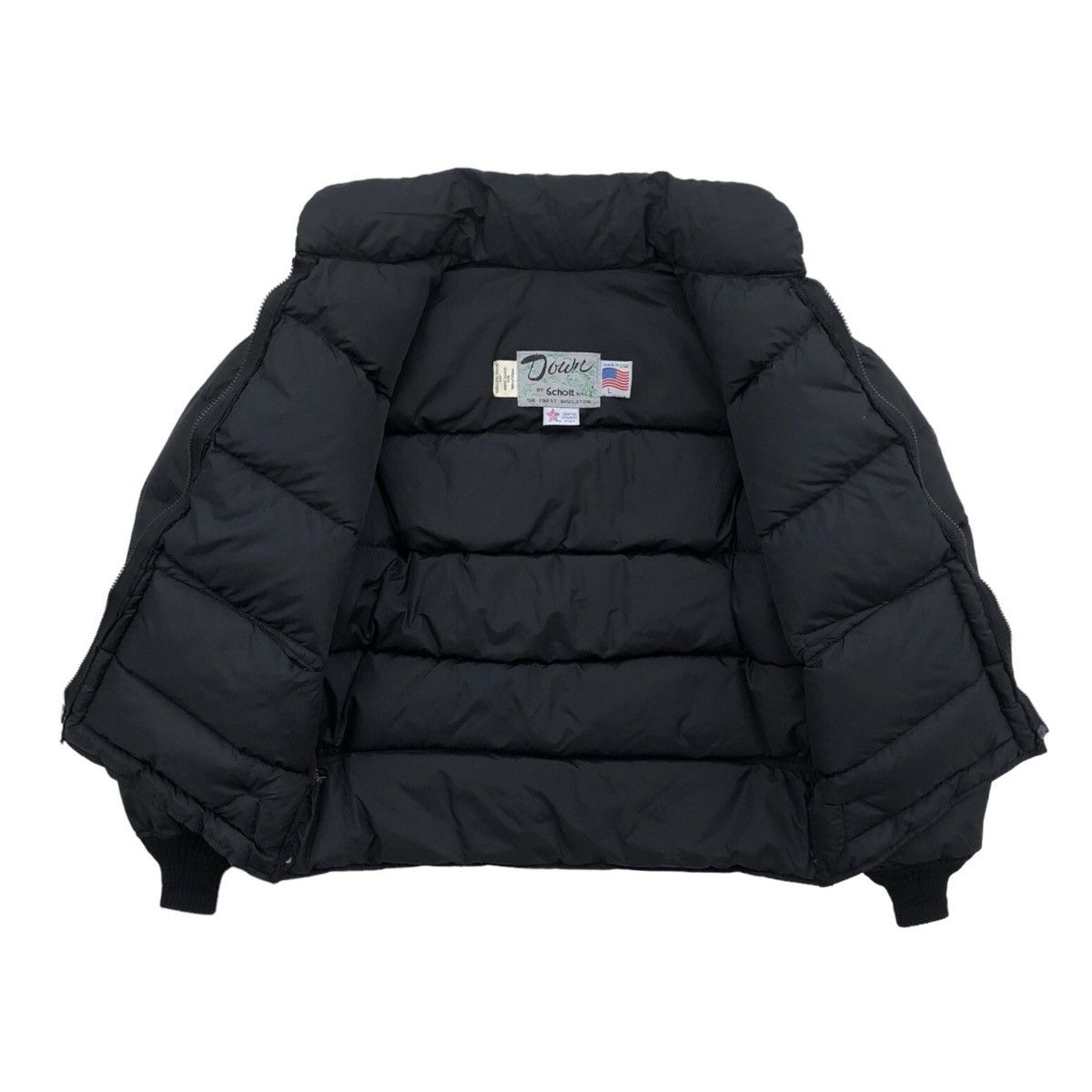 Schott Vintage Schott NYC Down Feather Puffer Jacket Made In USA 🇺🇸 Size US L / EU 52-54 / 3 - 5 Thumbnail
