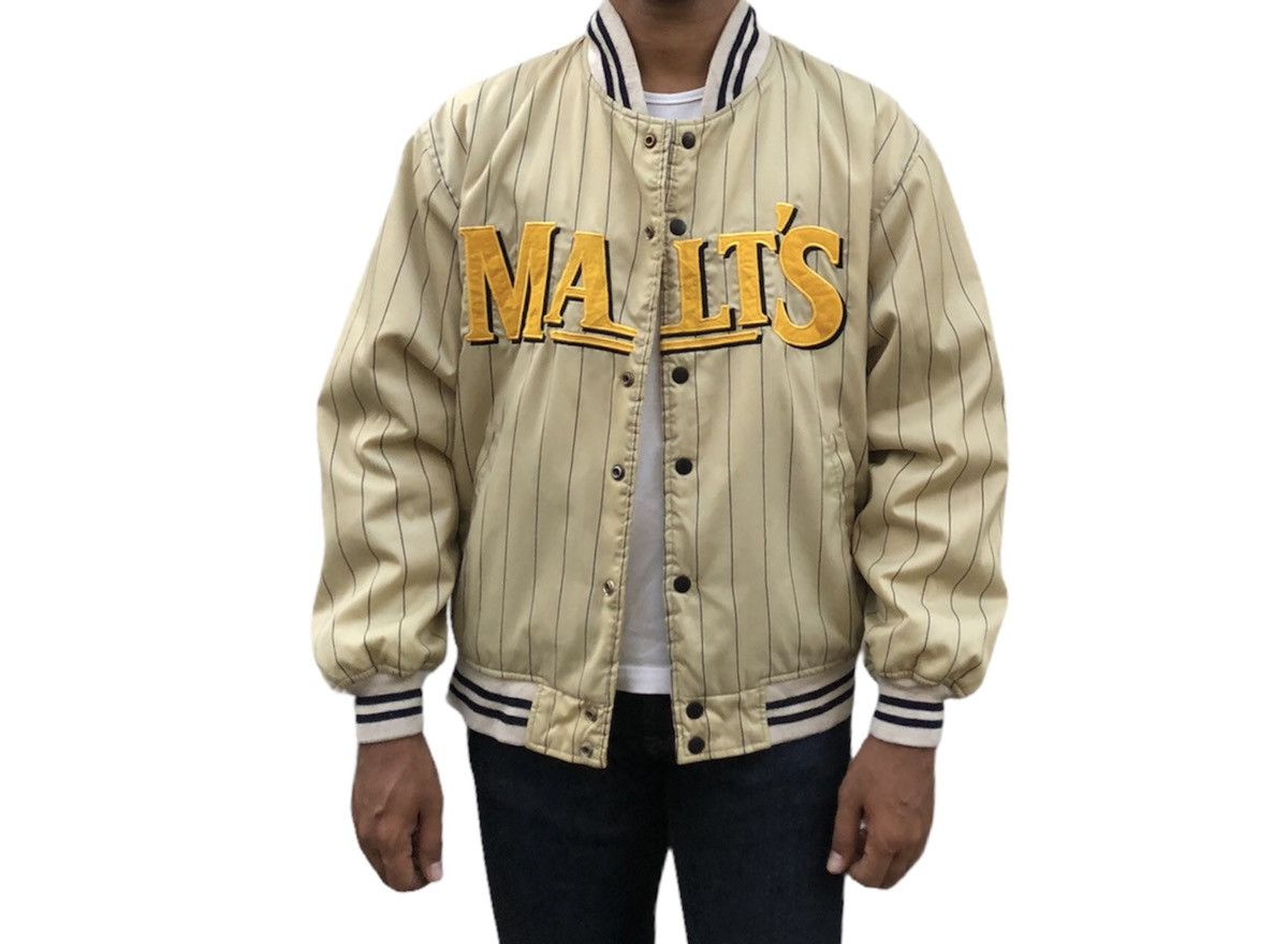 Vintage Vintage Malt's Beer Reversible Satin Jacket Size US M / EU 48-50 / 2 - 6 Thumbnail