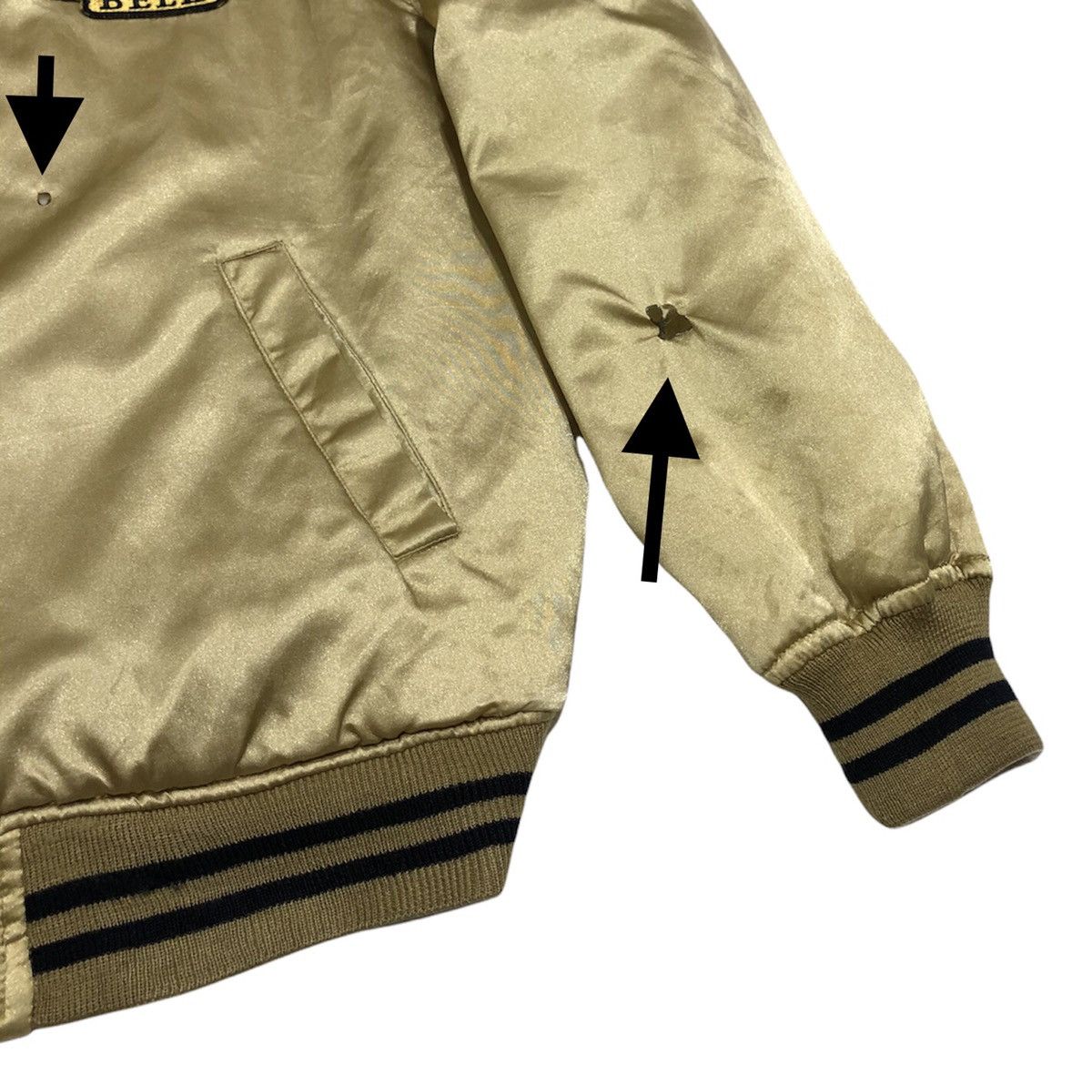 Vintage Vintage Malt's Beer Reversible Satin Jacket Size US M / EU 48-50 / 2 - 17 Thumbnail