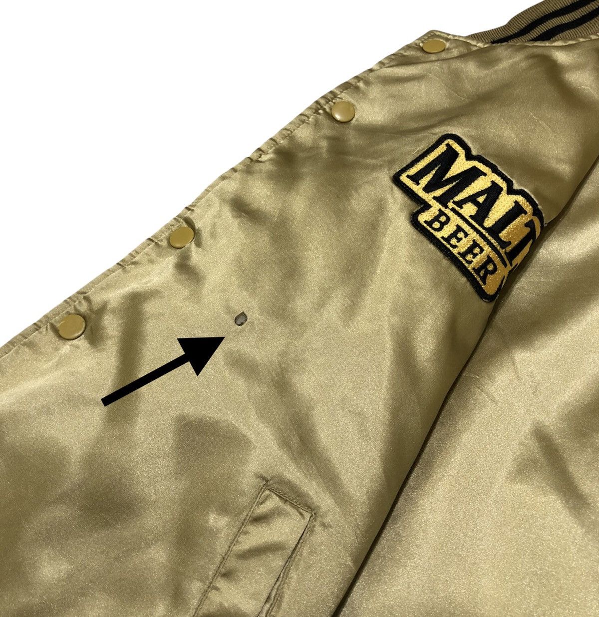 Vintage Vintage Malt's Beer Reversible Satin Jacket Size US M / EU 48-50 / 2 - 15 Thumbnail