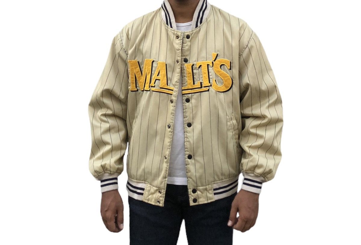 Vintage Vintage Malt's Beer Reversible Satin Jacket Size US M / EU 48-50 / 2 - 2 Thumbnail