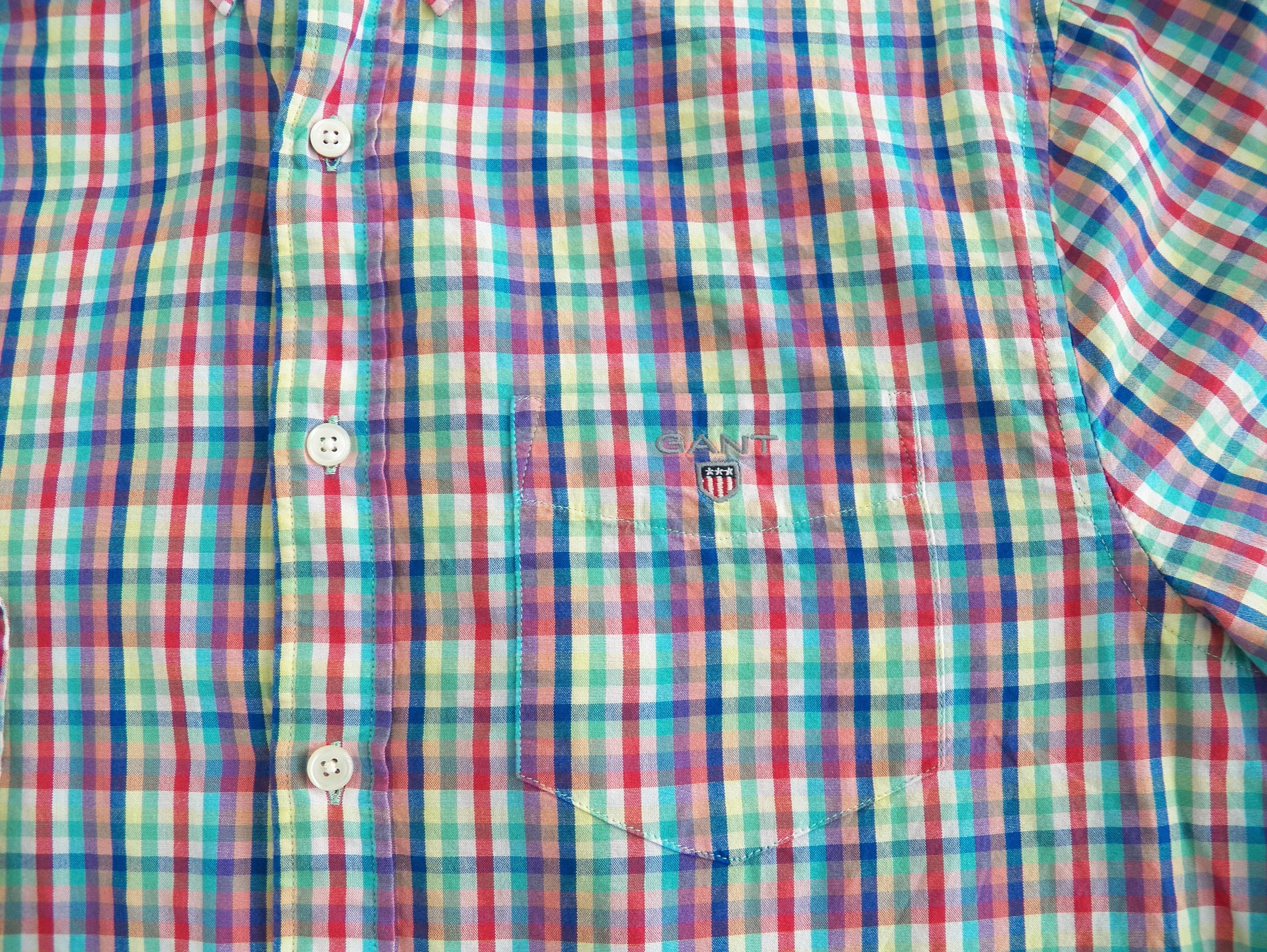 Gant GANT Madras Plaid SHIRT Regular Fit Size M 15 3/4 Multi Size US M / EU 48-50 / 2 - 3 Thumbnail