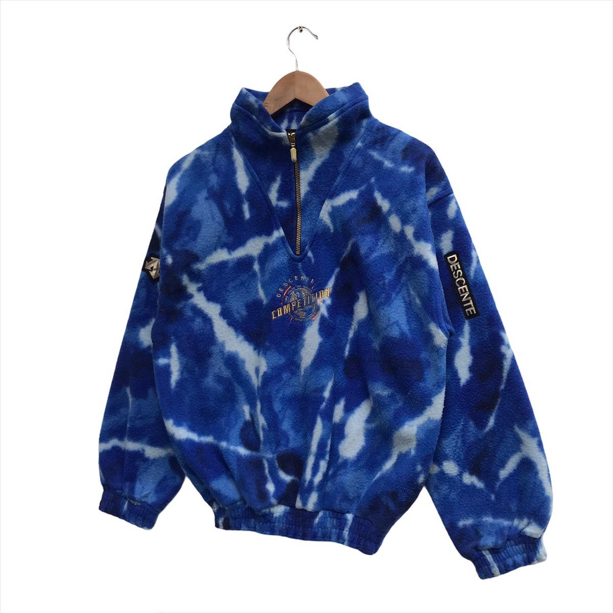 Descente Vintage Fleece Half Zipper Size US M / EU 48-50 / 2 - 2 Thumbnail