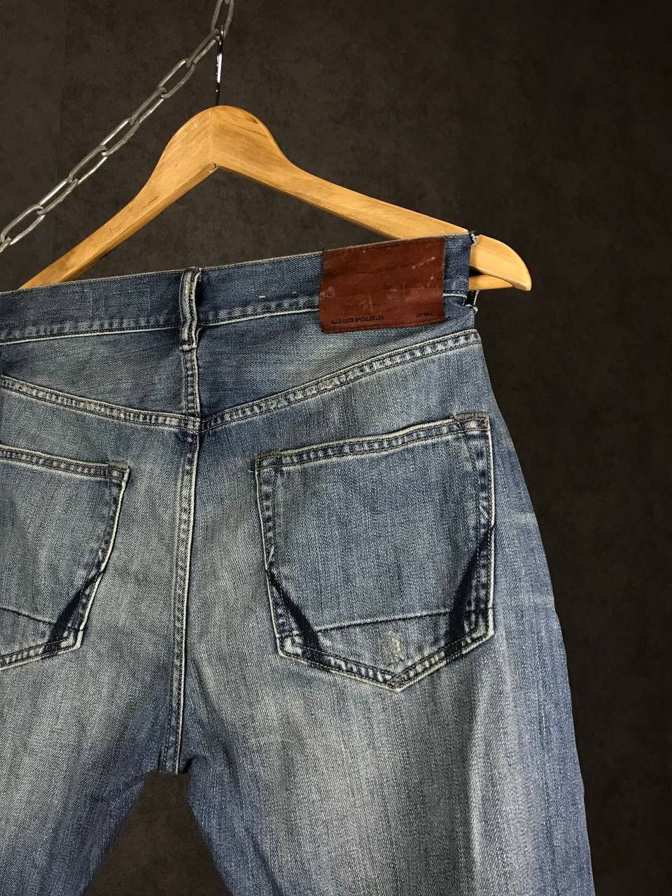Allsaints Allsaints luxury streetwear distressed denim jeans Size US 30 / EU 46 - 6 Thumbnail