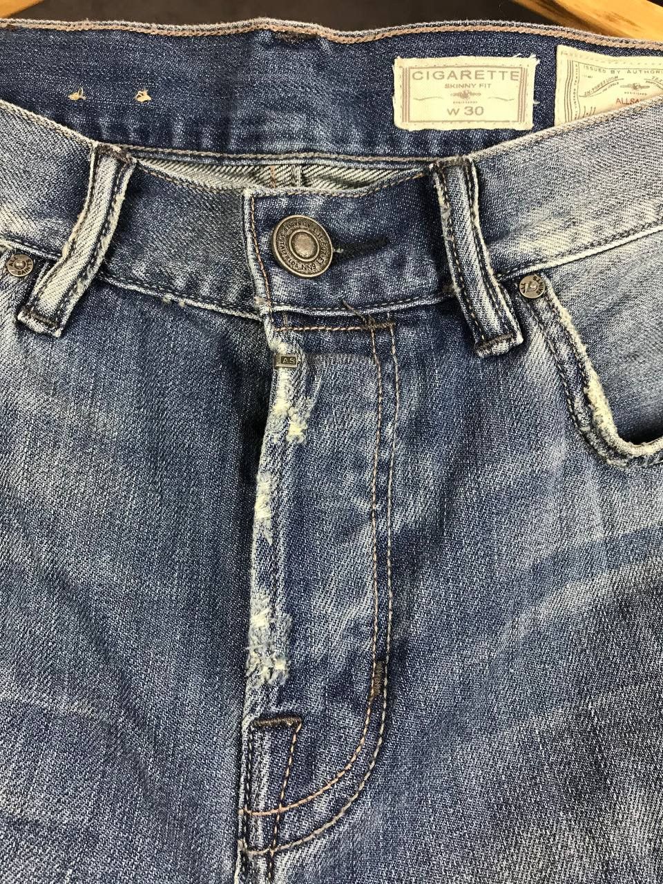 Allsaints Allsaints luxury streetwear distressed denim jeans Size US 30 / EU 46 - 3 Thumbnail