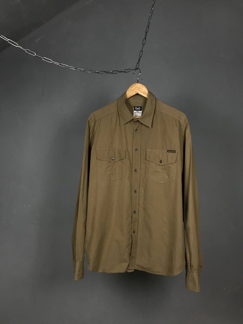 Dolce & Gabbana Dolce & Gabbana vintage luxury shirt Size US L / EU 52-54 / 3 - 1 Thumbnail