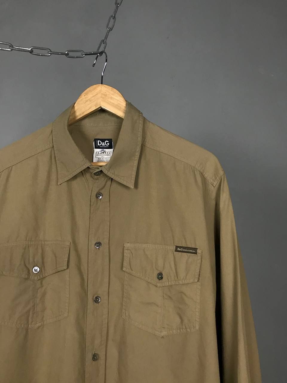 Dolce & Gabbana Dolce & Gabbana vintage luxury shirt Size US L / EU 52-54 / 3 - 2 Thumbnail
