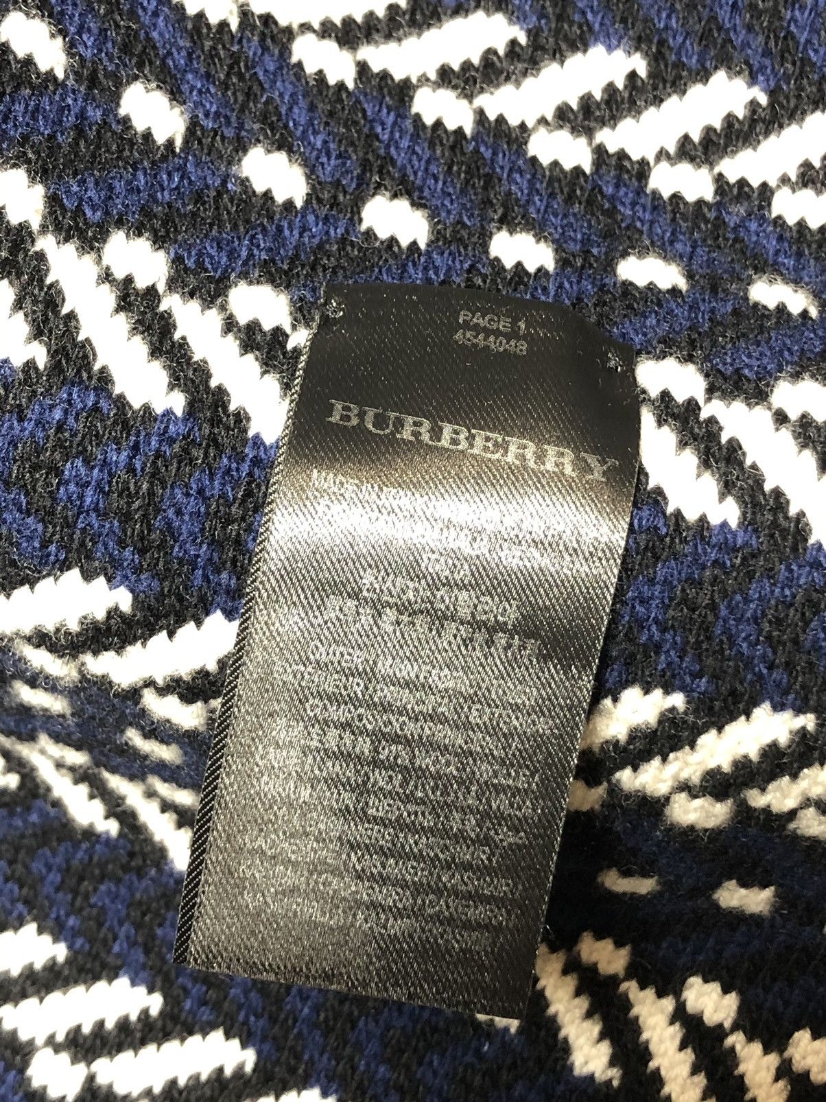 Burberry Burberry Prorsum Fringed Jacquard Herringbone Blanket Jacket Size S / US 4 / IT 40 - 4 Thumbnail