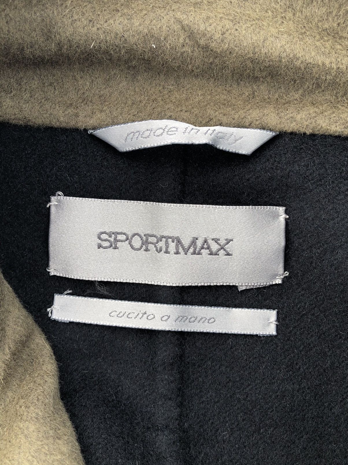 Max Mara Max Mara Sportmax Wool Angora Rabbit Double Breasted Coat Size M / US 6-8 / IT 42-44 - 3 Thumbnail
