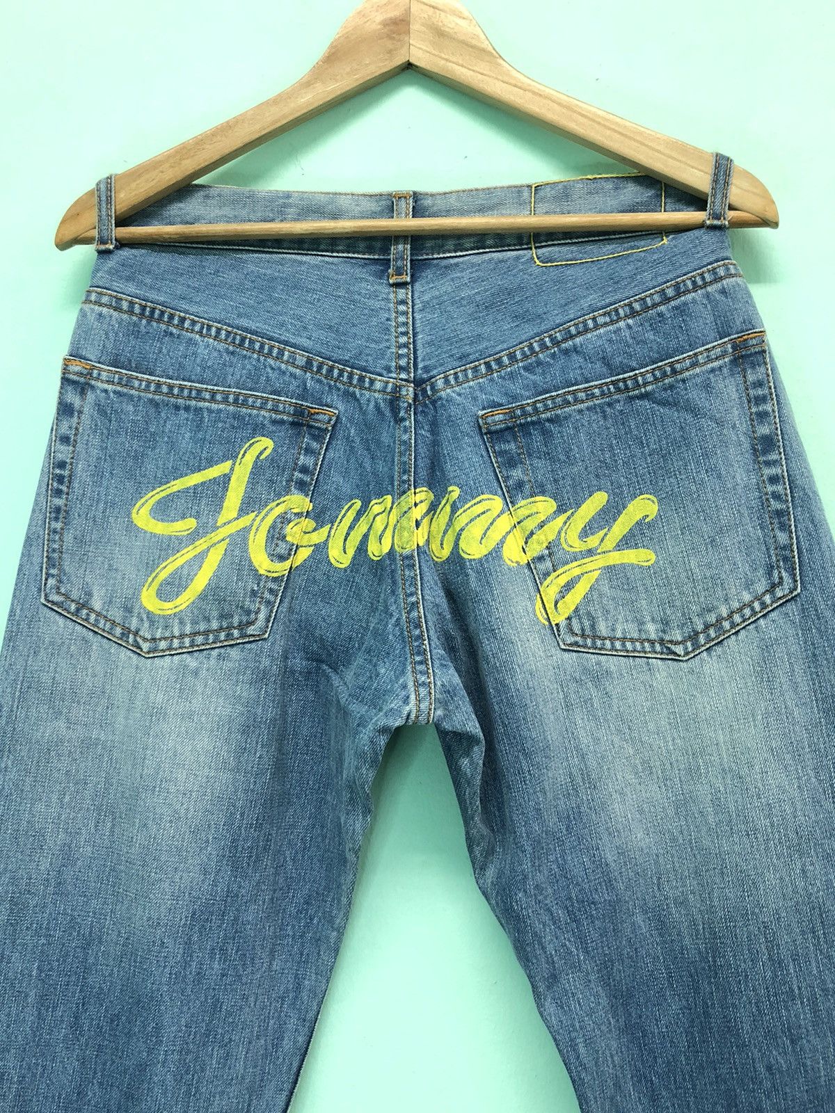 Tommy Hilfiger × Tommy Jeans × Vintage VINTAGE SELVEDGE TOMMY BLUE WASH DENIM JEANS Size US 30 / EU 46 - 10 Thumbnail