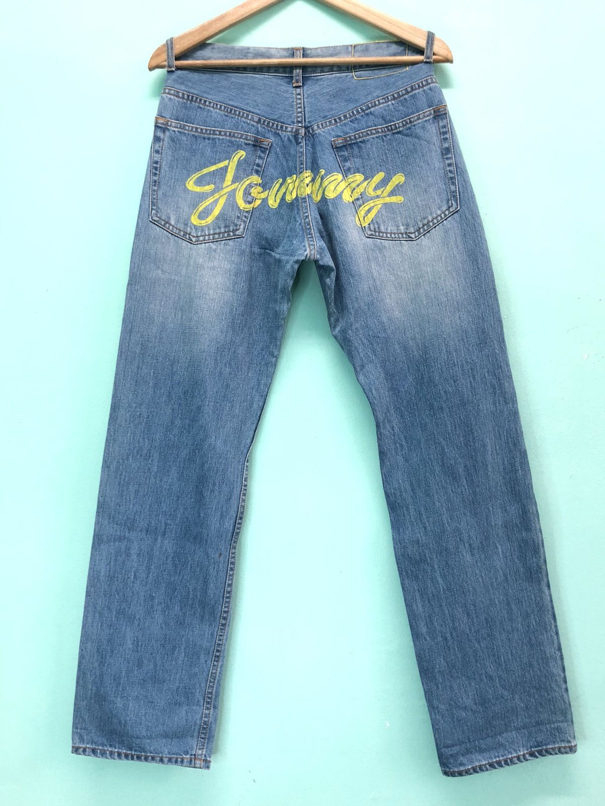 Tommy Hilfiger × Tommy Jeans × Vintage VINTAGE SELVEDGE TOMMY BLUE WASH DENIM JEANS Size US 30 / EU 46 - 2 Thumbnail