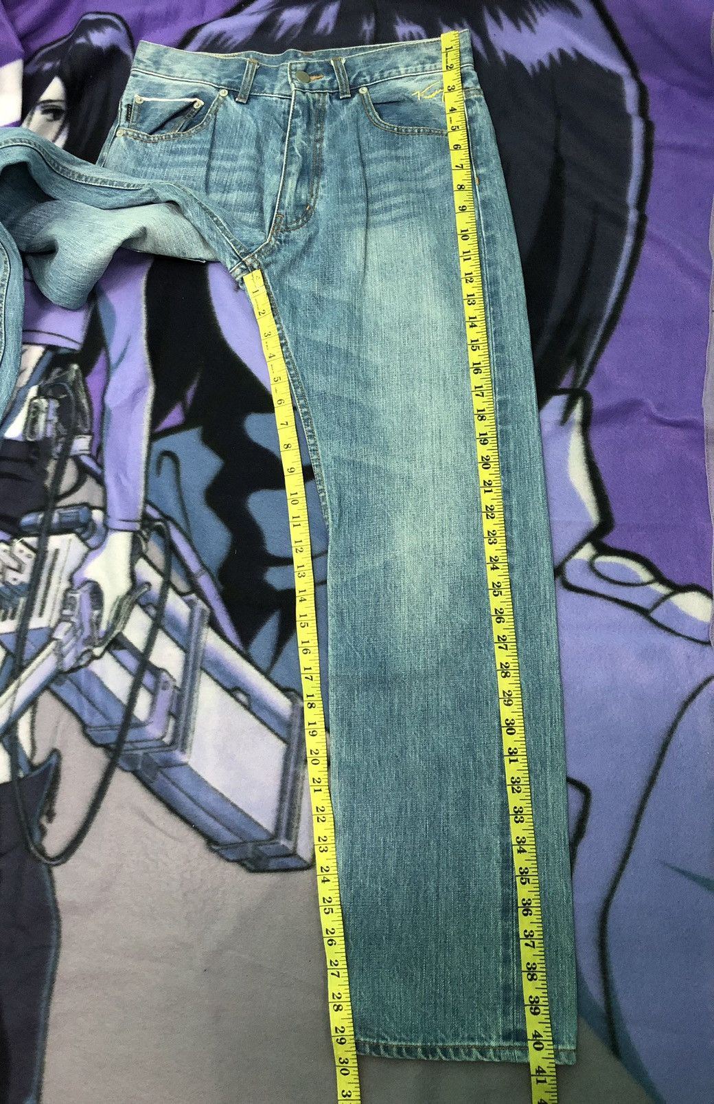 Tommy Hilfiger × Tommy Jeans × Vintage VINTAGE SELVEDGE TOMMY BLUE WASH DENIM JEANS Size US 30 / EU 46 - 14 Thumbnail