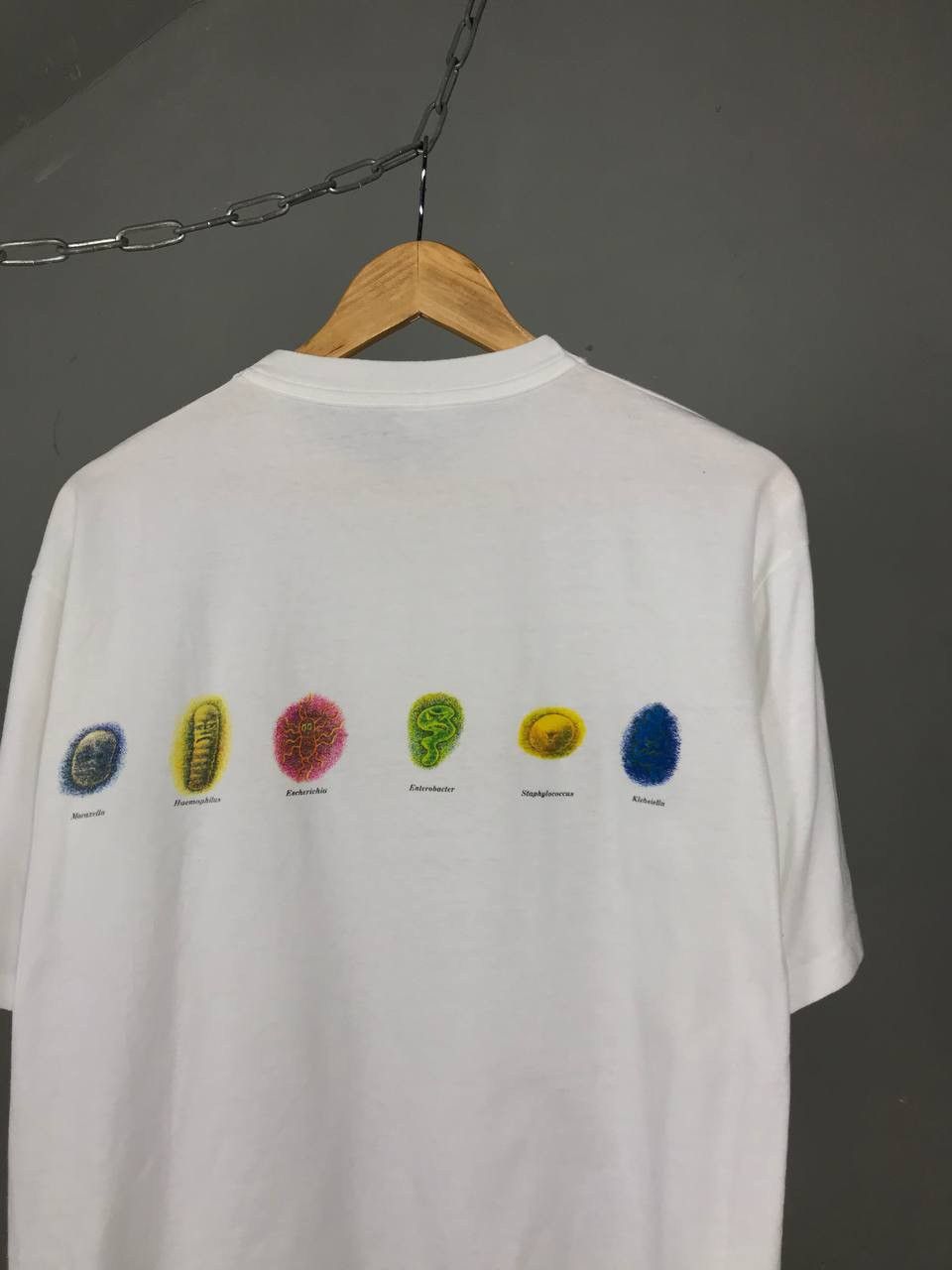 Other Microbes Parasites other vintage overprinted tee Size US L / EU 52-54 / 3 - 5 Thumbnail