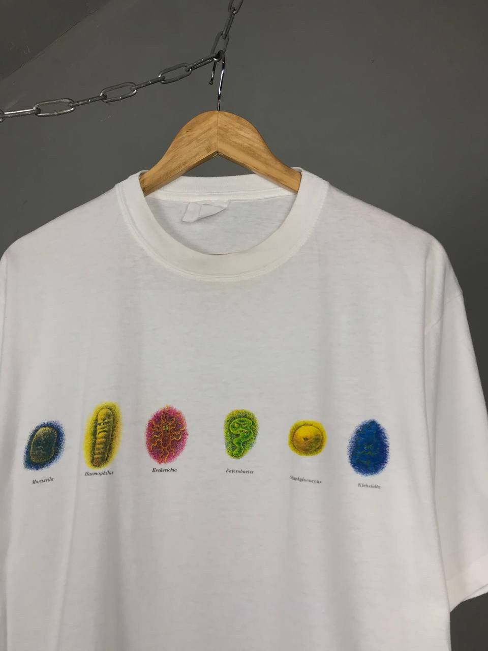 Other Microbes Parasites other vintage overprinted tee Size US L / EU 52-54 / 3 - 2 Thumbnail