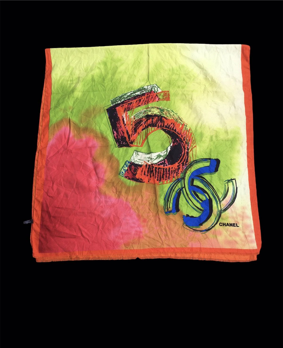 Chanel Chanel big scarves silk/cashmare Size ONE SIZE - 2 Thumbnail