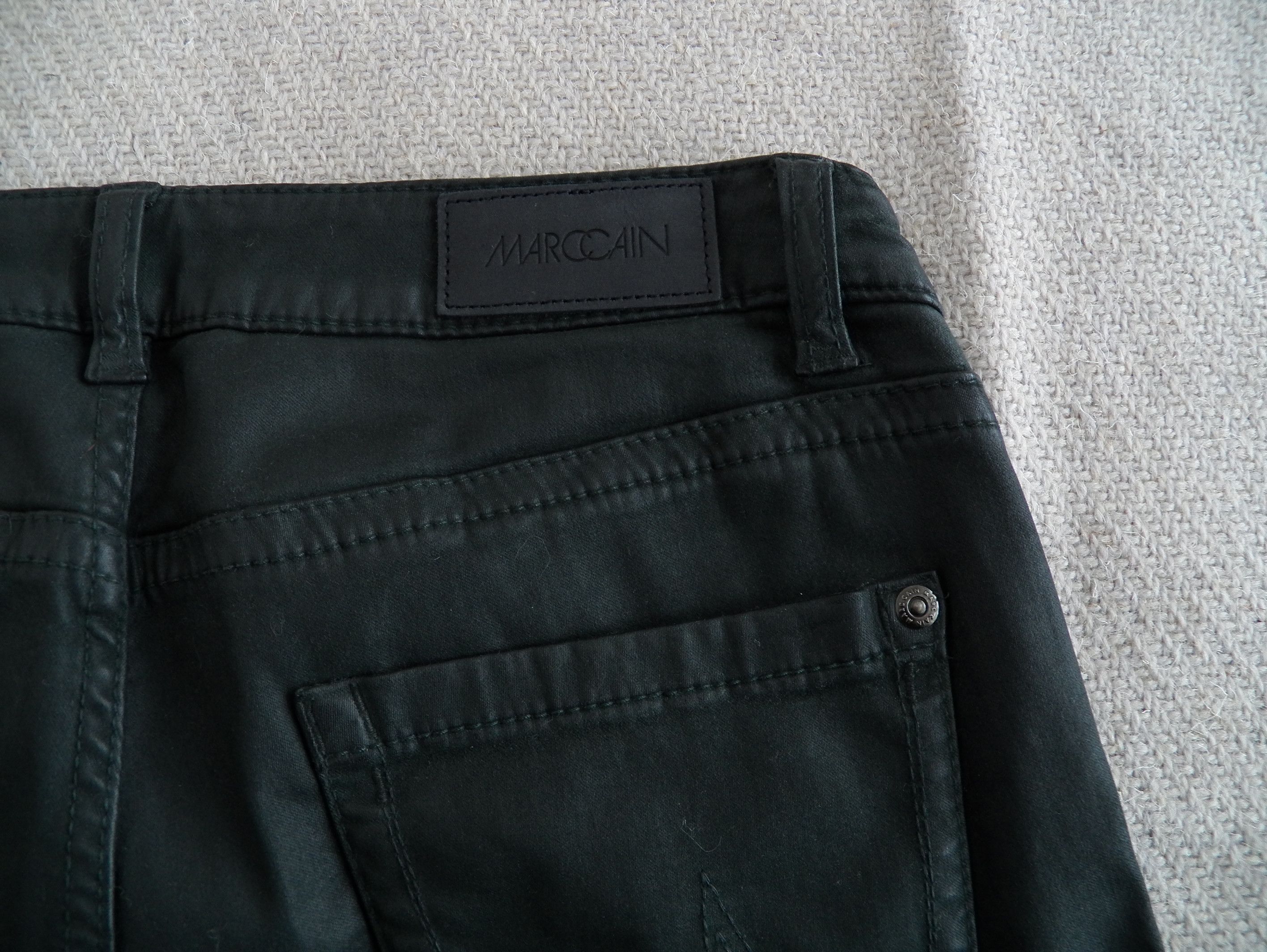 Other Marc Cain Jeans N2 Dark Green Coated Finish Skinny Mid Rise Size 28" / US 6 / IT 42 - 10 Thumbnail