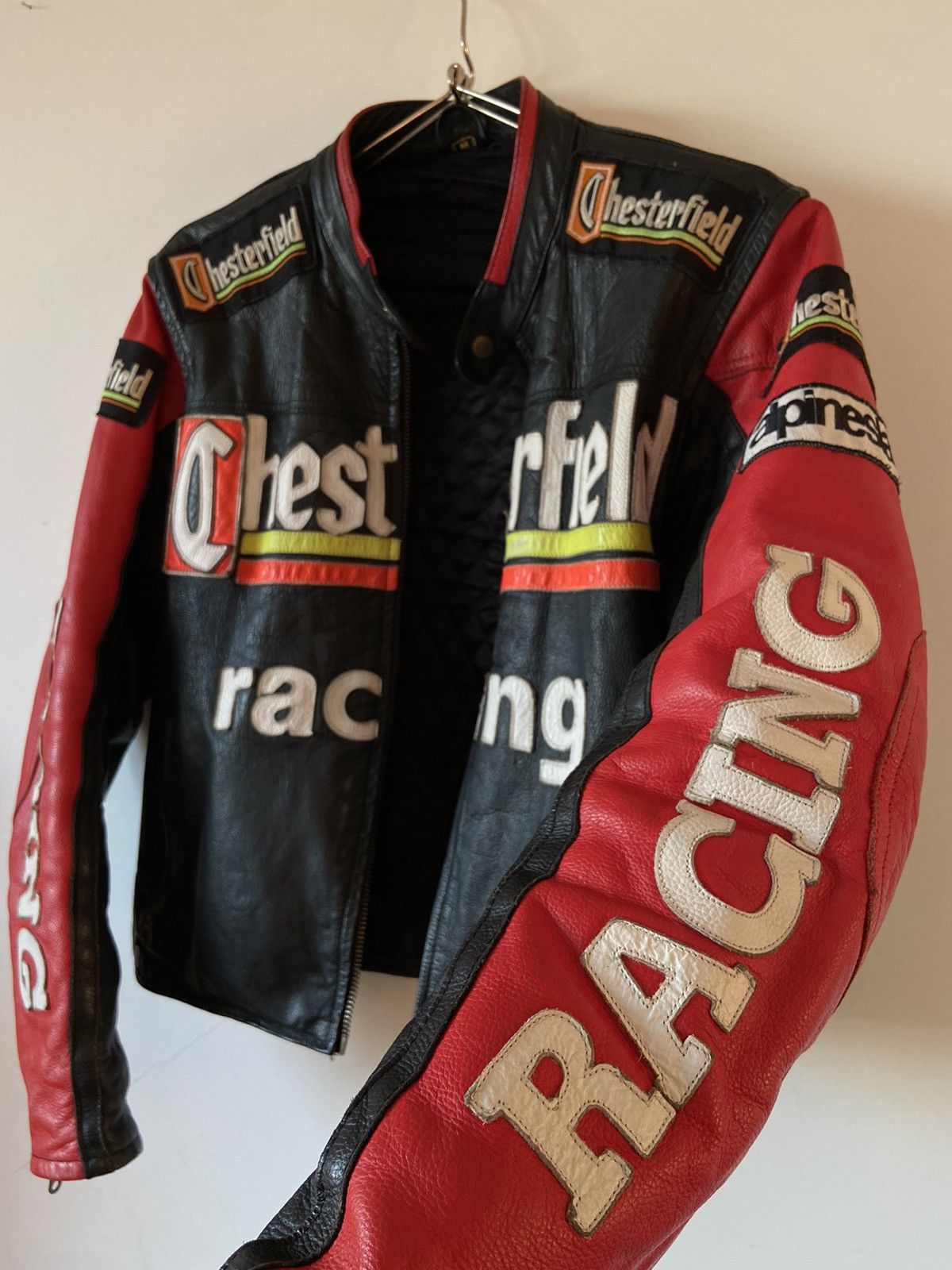 Other rare vintage leather moto racing lucky strike jacket Size US S / EU 44-46 / 1 - 6 Thumbnail