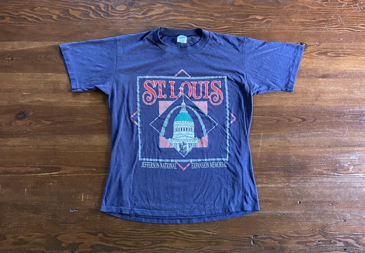 Velva Sheen Vintage 80’s St. Louis Velva Sheen Tee Size US M / EU 48-50 / 2 - 1 Thumbnail