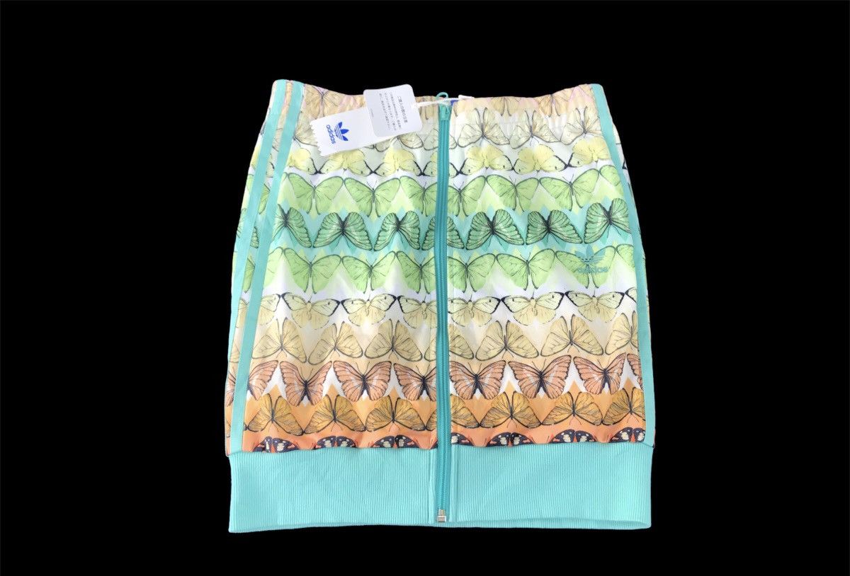 image of Adidas Sportswear Multicolour Zipper Skirt Butterfly Design, Women's (Size 28)