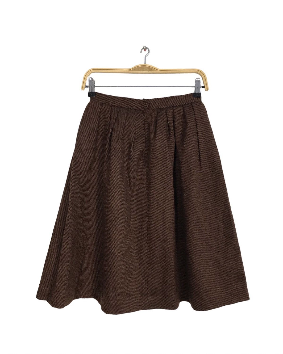 image of YSL YVES Saint Laurent Paris Skirt Twill Fabric Design, Women's (Size 24)