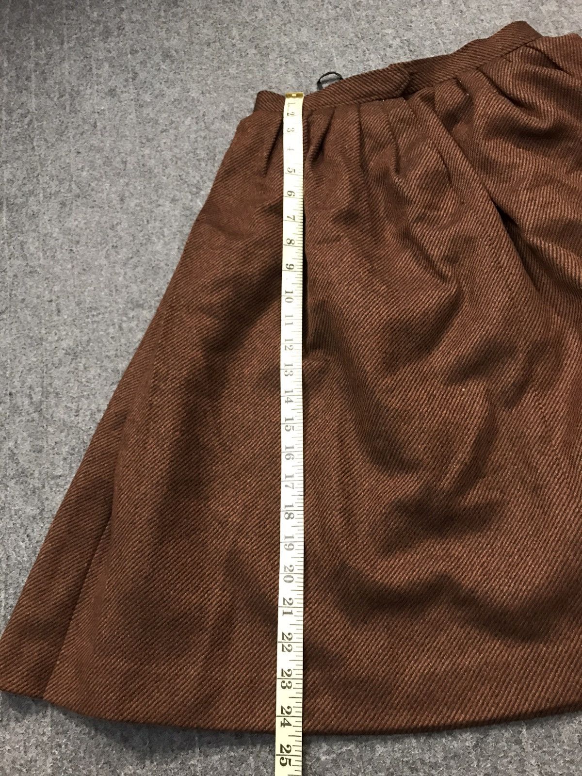 Yves Saint Laurent YSL Yves Saint Laurent Paris Skirt Twill Fabric Size M Size 26" / US 2 / IT 38 - 9 Thumbnail
