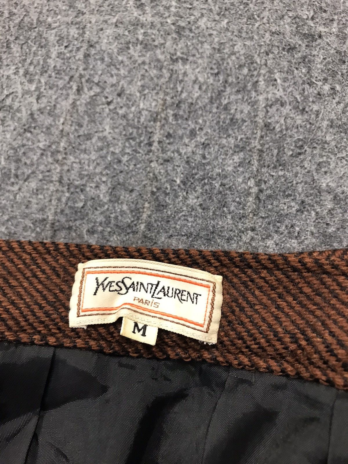 Yves Saint Laurent YSL Yves Saint Laurent Paris Skirt Twill Fabric Size M Size 26" / US 2 / IT 38 - 5 Thumbnail